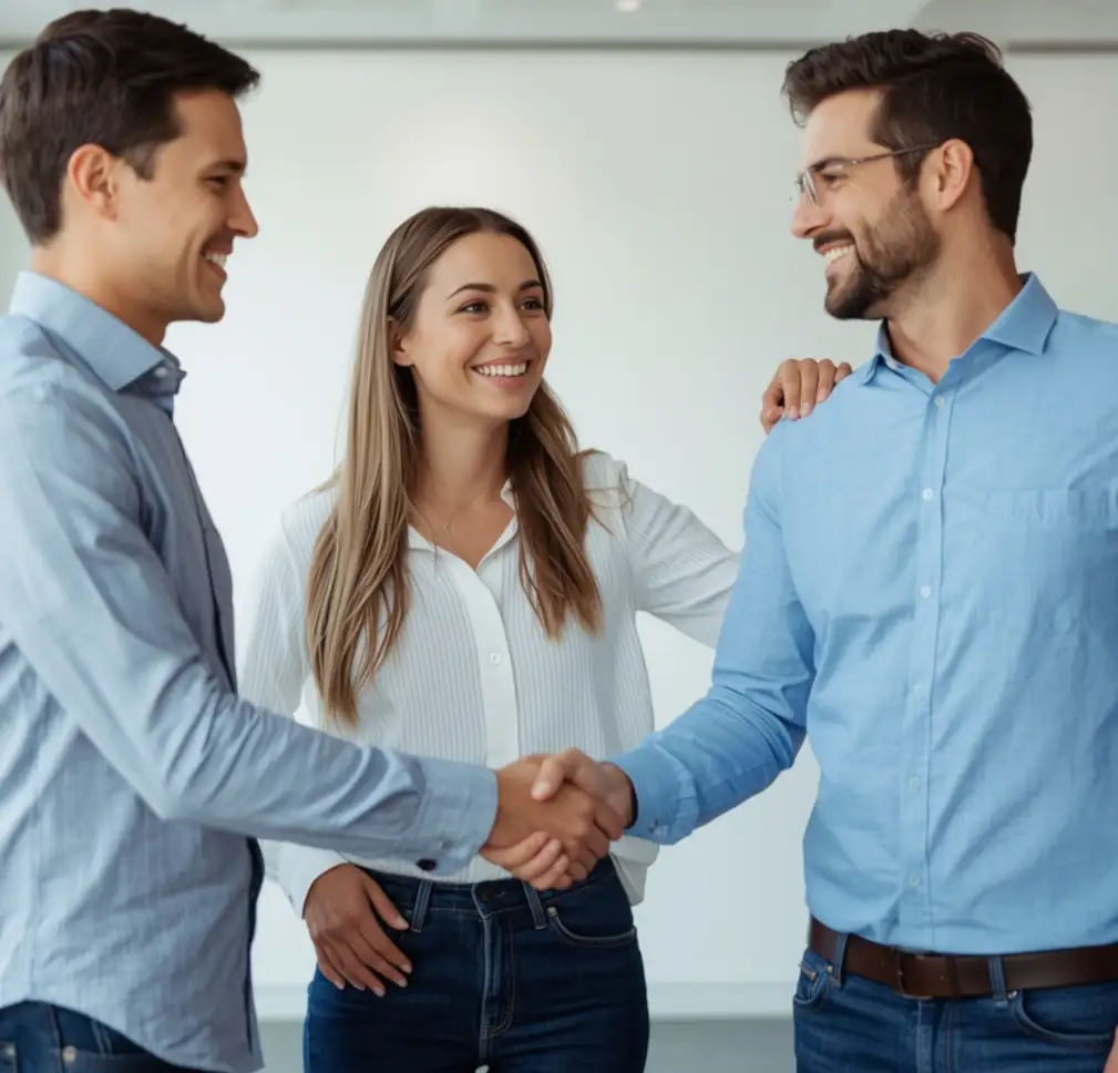 Das Team der Dali Personal GmbH in einer Besprechung